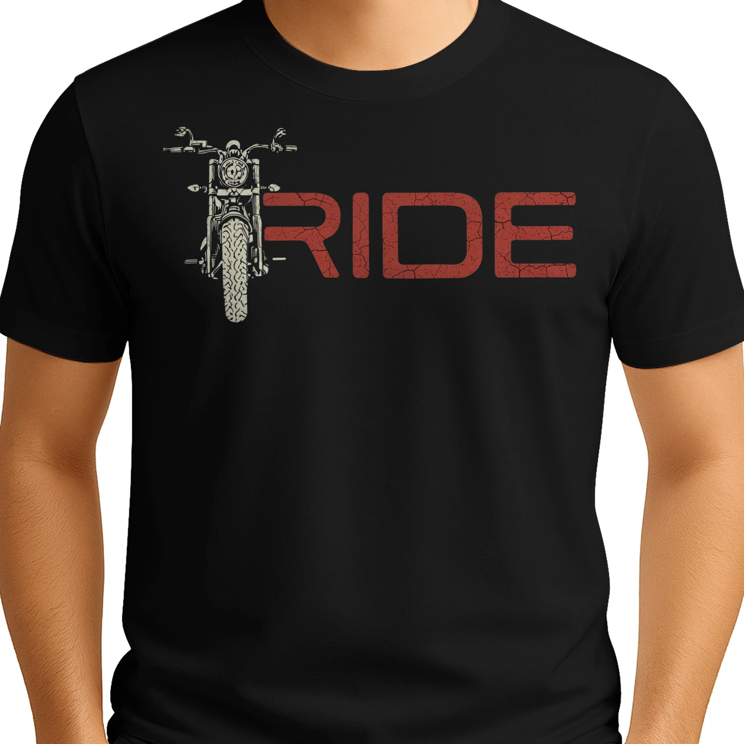 Motorcycle Front Text Ride