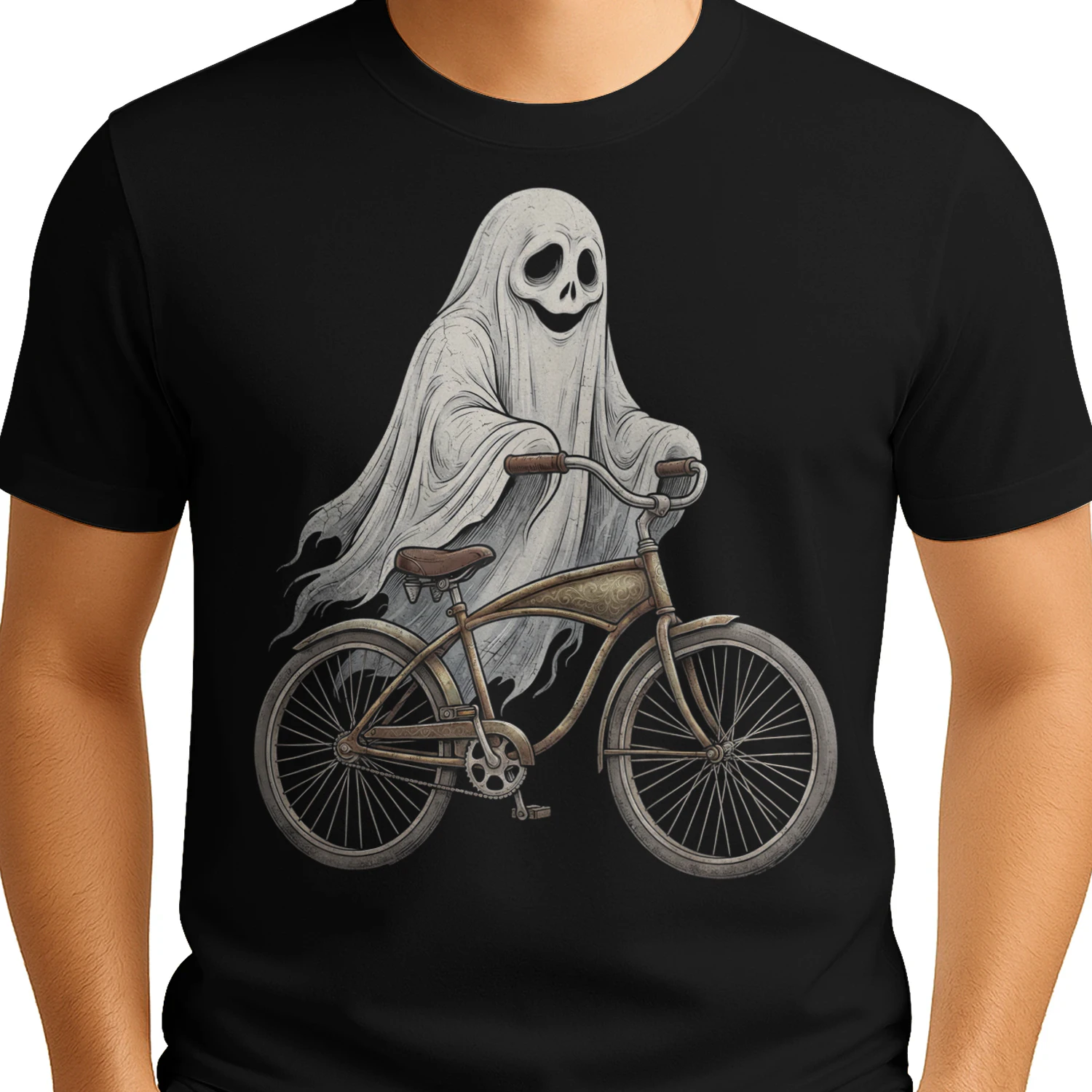 Cycling Cute Ghost Bike