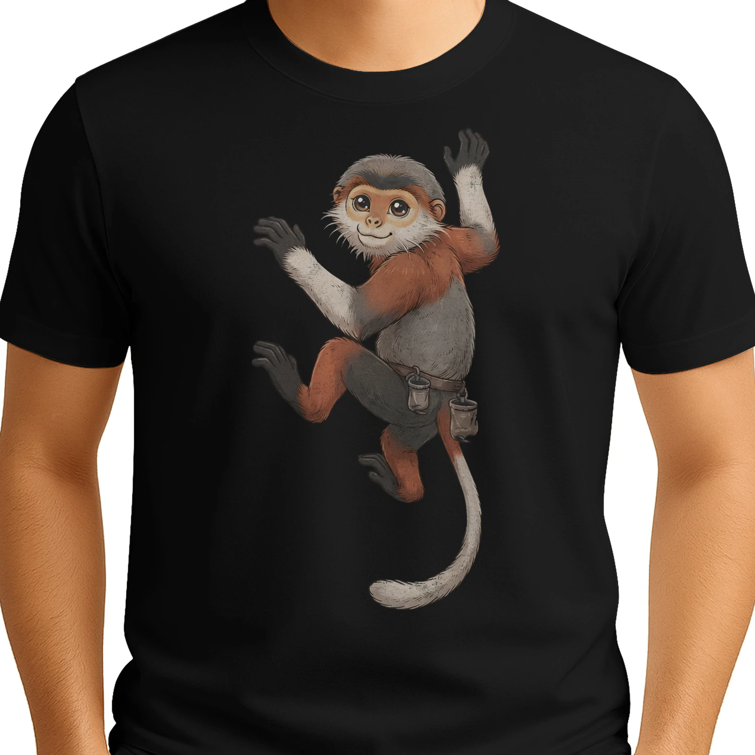 Climbing Cute Langur Gear