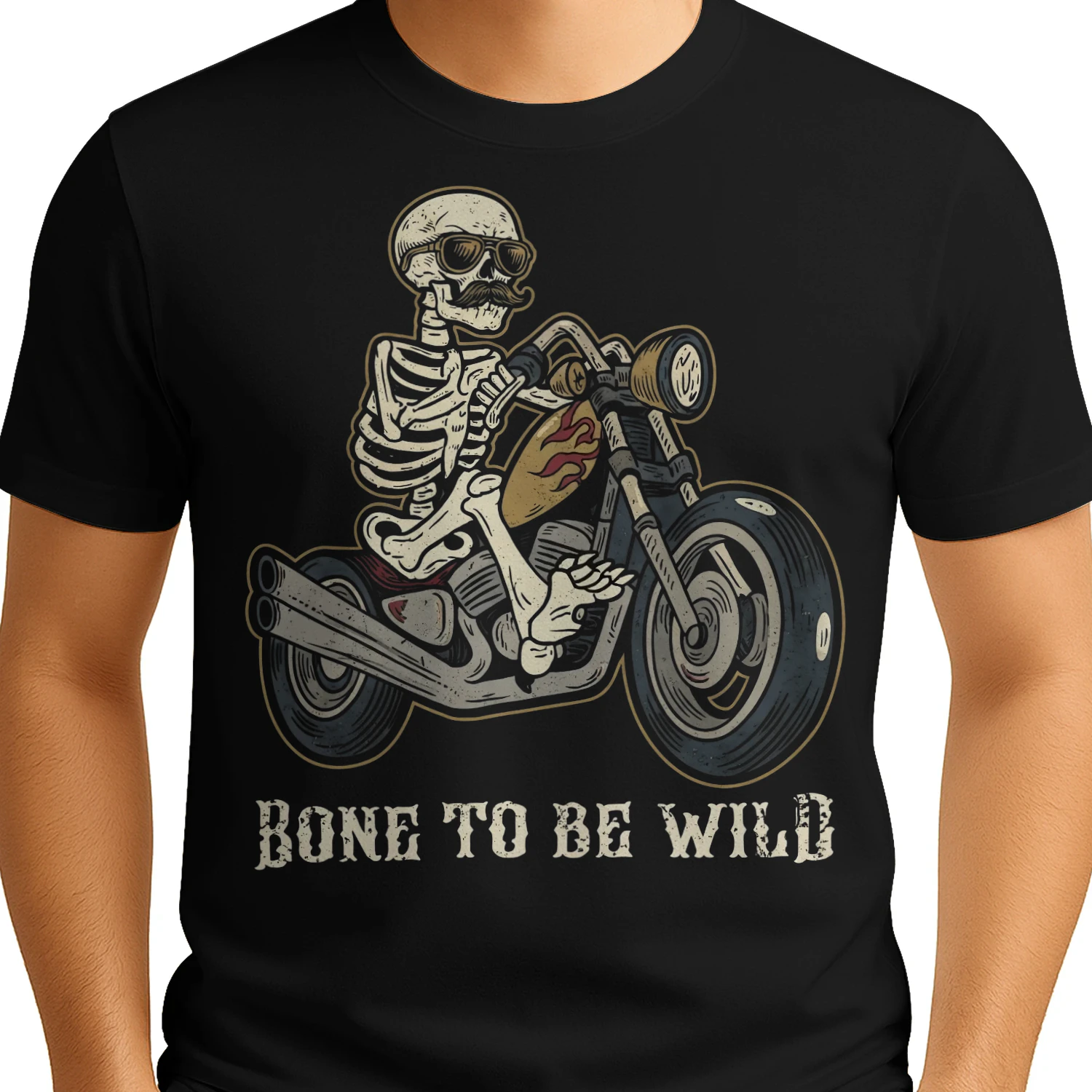 Motorcycle Skeleton Bone Rider