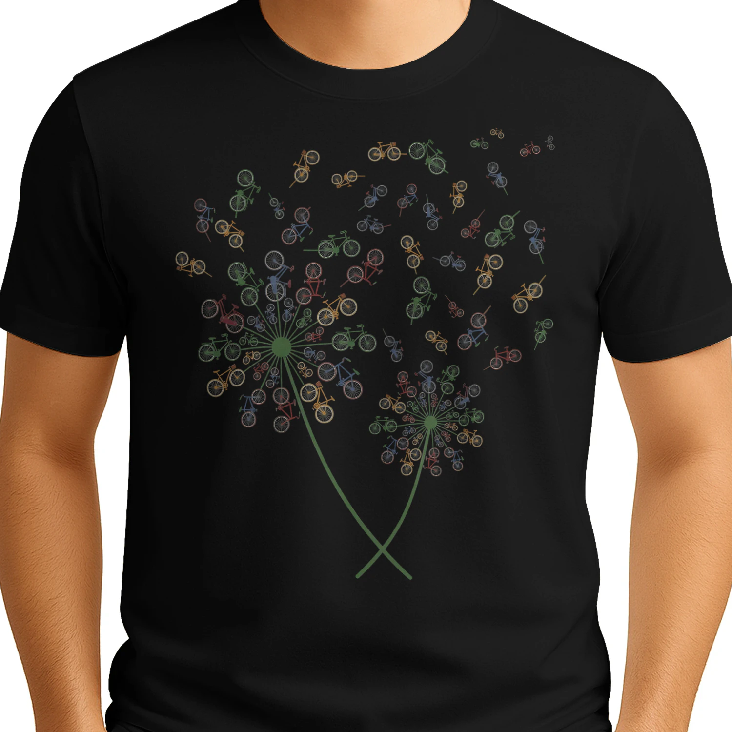 Cycling Dandelion Floral Bicycle Design