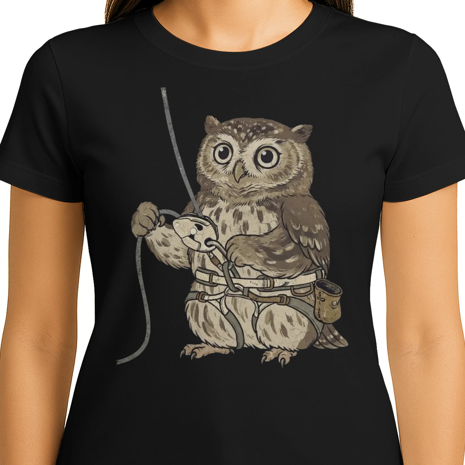 Climbing Cute Owl Gear