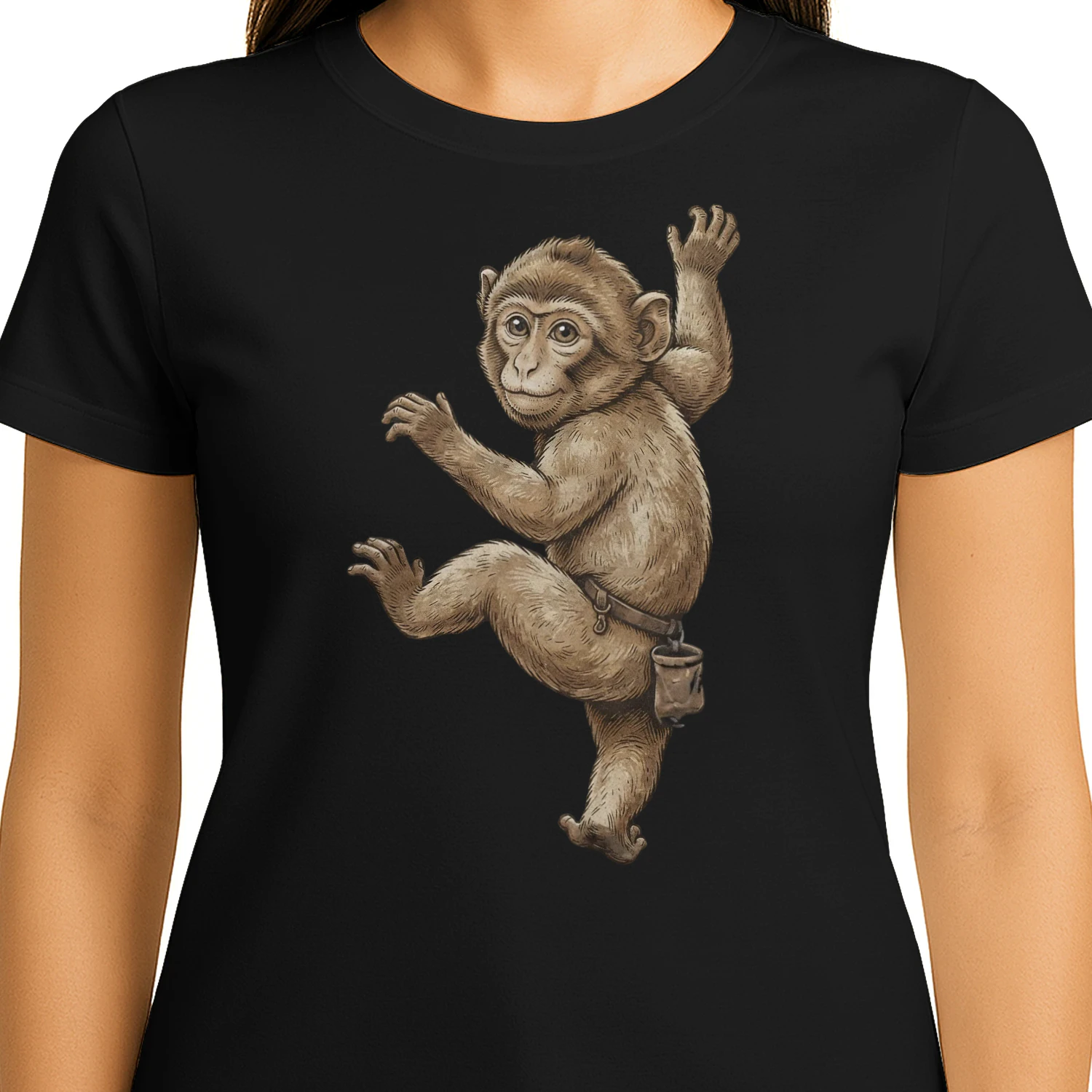 Climbing Cute Monkey Gear