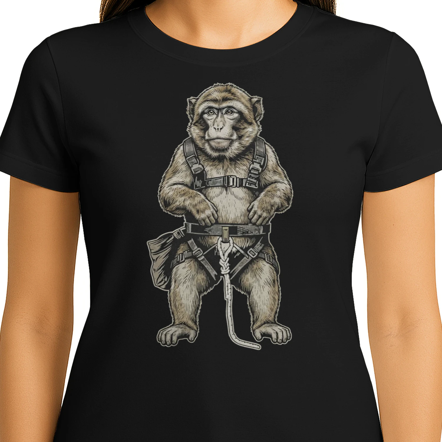 Climbing Macaque Safety Gear