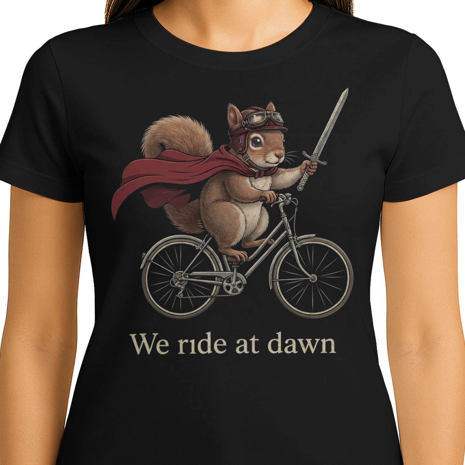 Cycling Squirrel Knight Quote