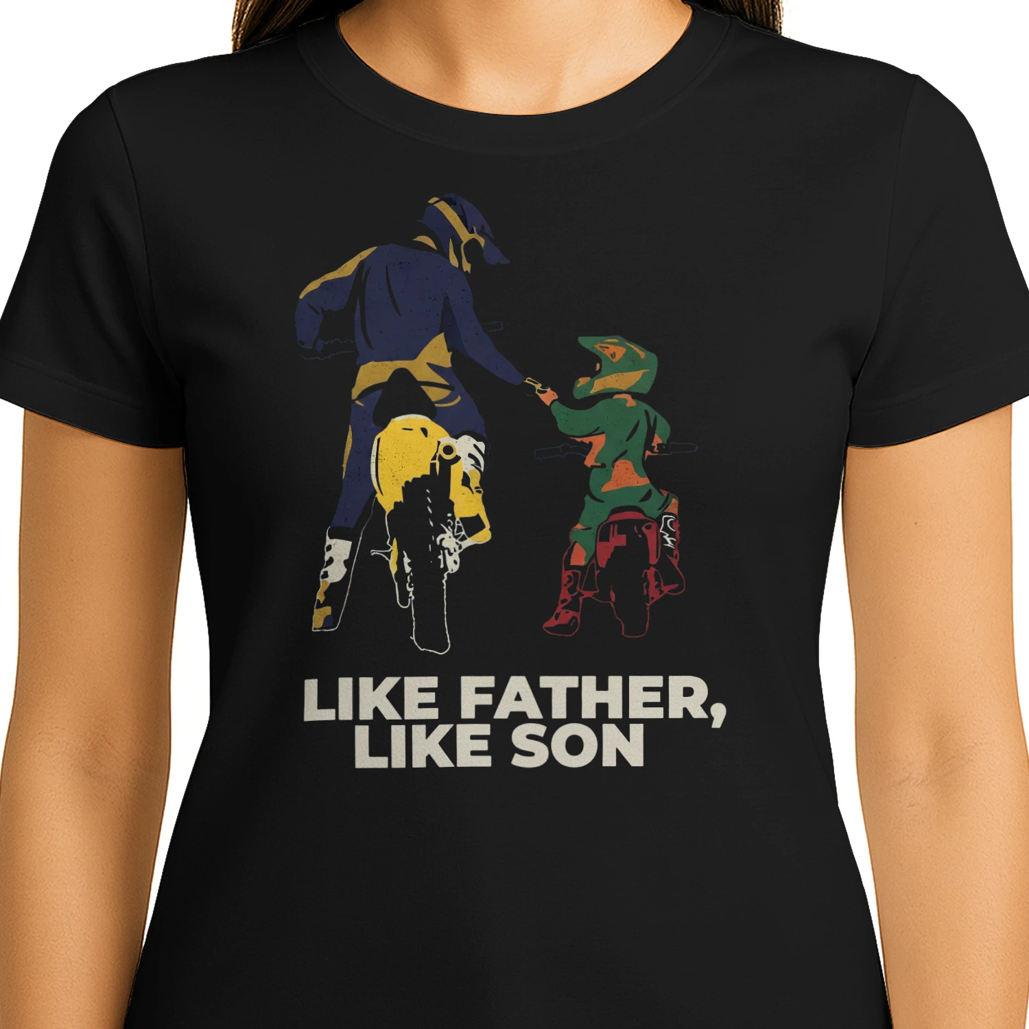 Motorcycle Father Son Family