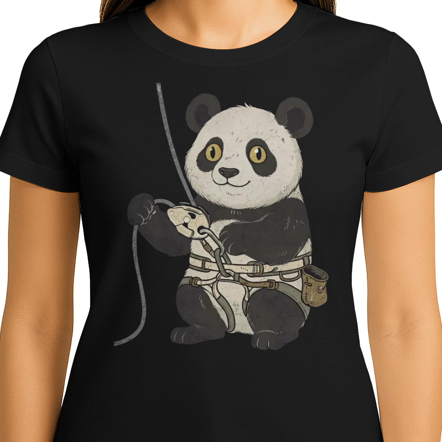 Climbing Cute Panda Gear