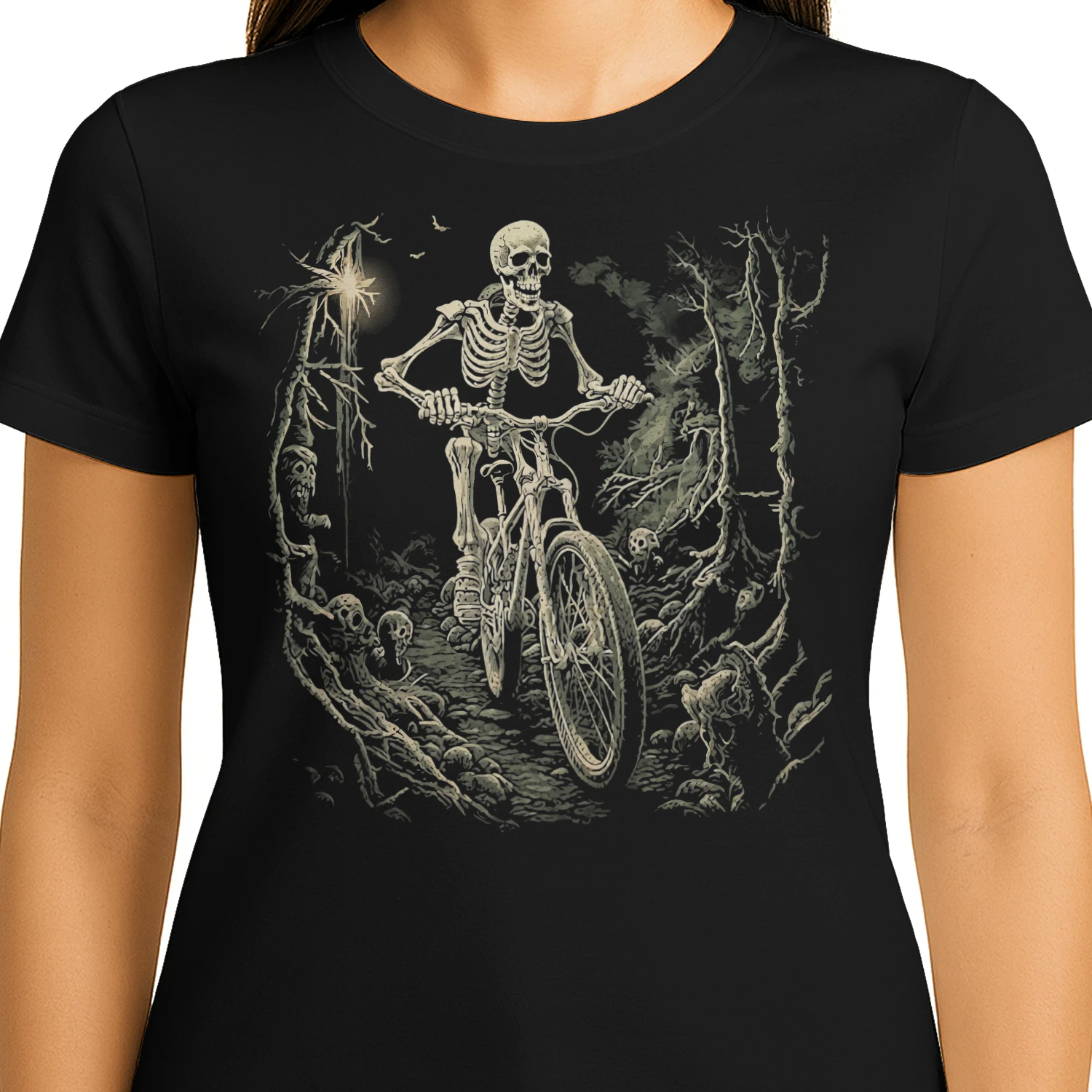 Cycling Skeleton Night Ride