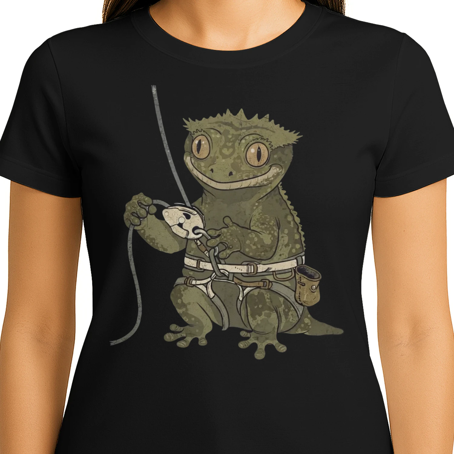 Climbing Cute Gecko Gear