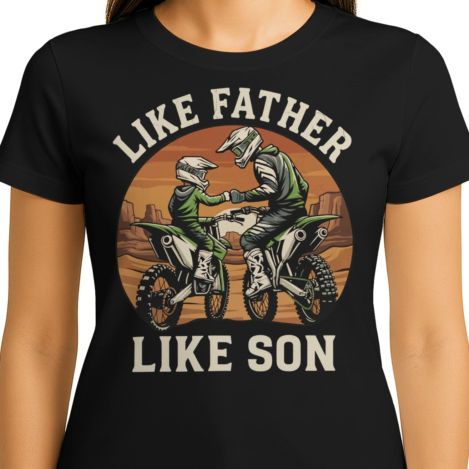 Motorcycle Family Dirt Son