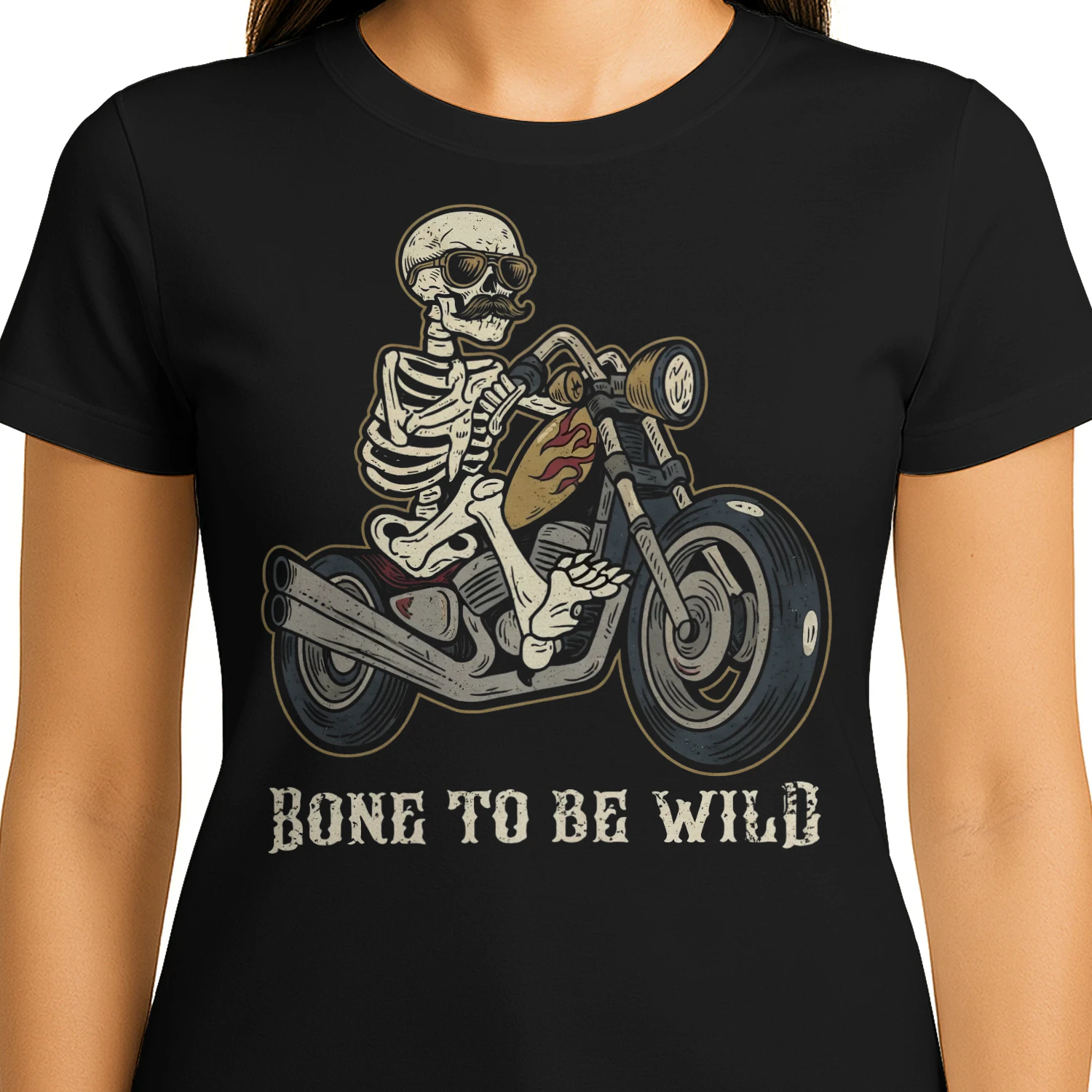Motorcycle Skeleton Bone Rider