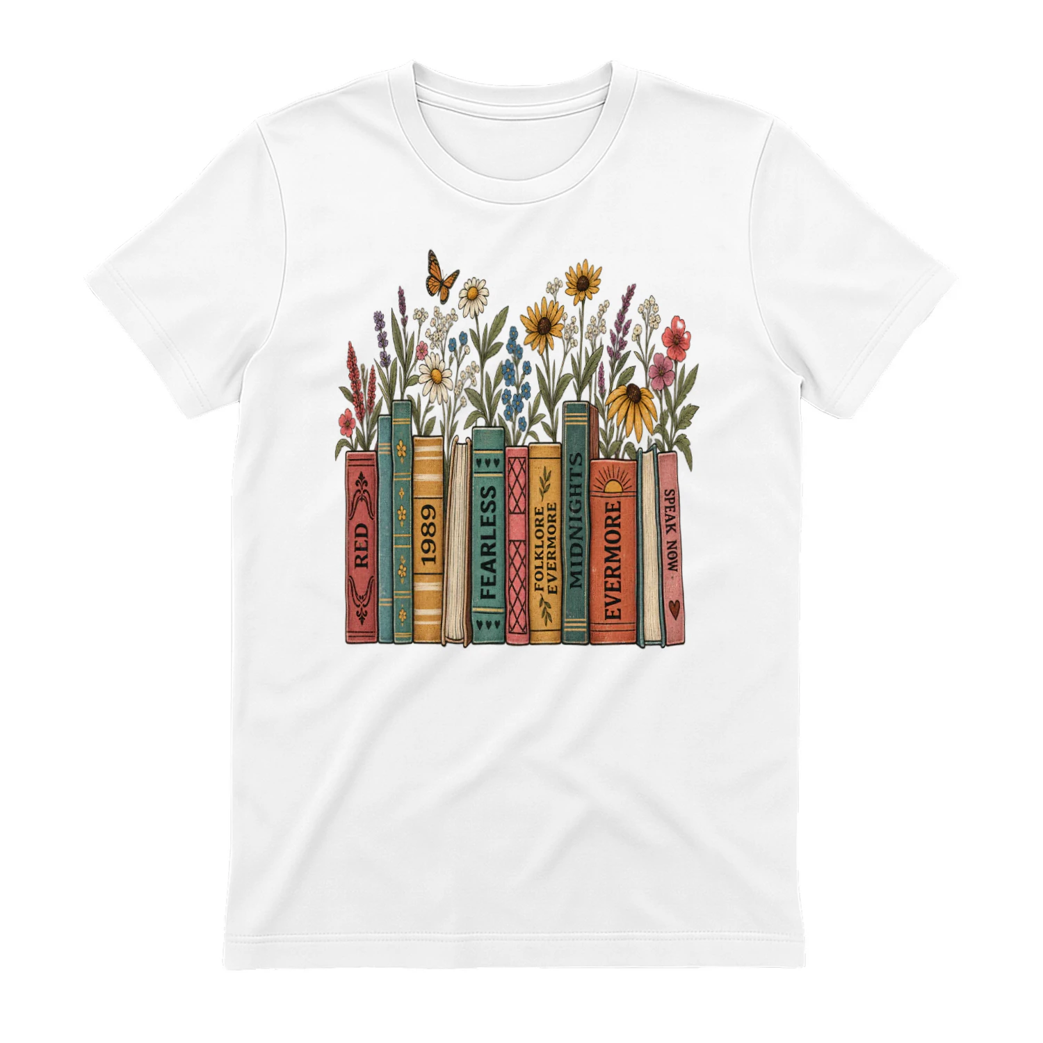 vintage-album book lover shirt