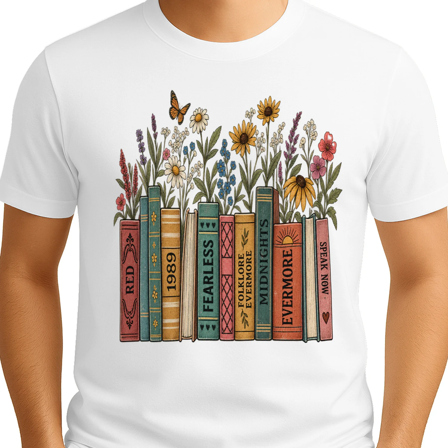 vintage-album book lover shirt
