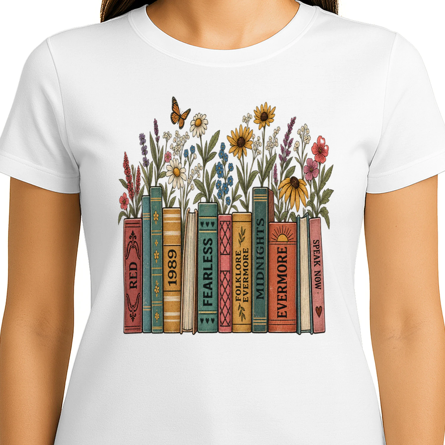 vintage-album book lover shirt