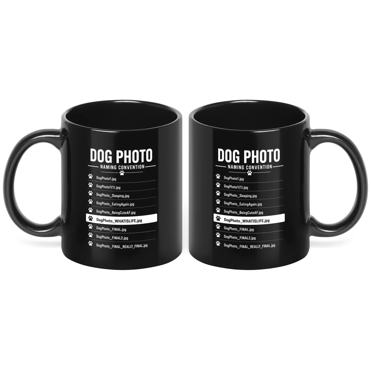 Funny Dog Photo Naming Convention – Relatable Dog Parent Gift