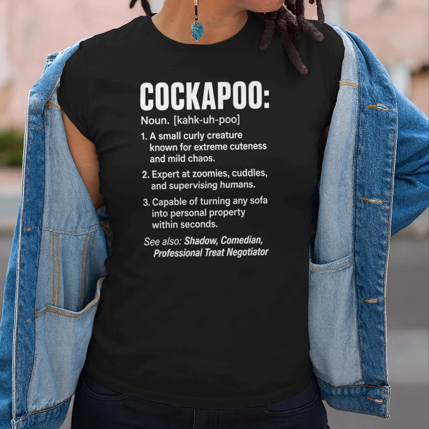 Cockapoo Noun Definition Design | Funny Cockapoo Dog Lover Gift | Cockapoo Owner Humor Graphic