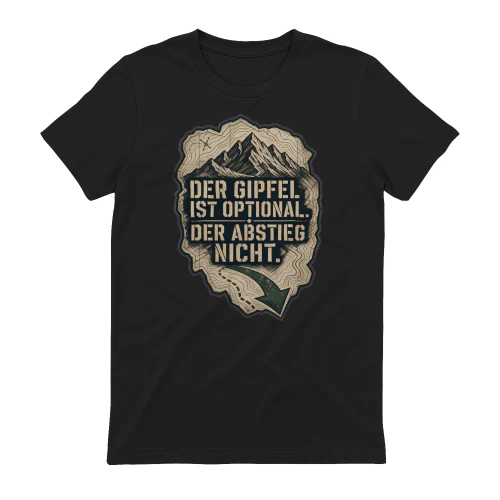 Der Gipfel ist optional. Der Abstieg nicht