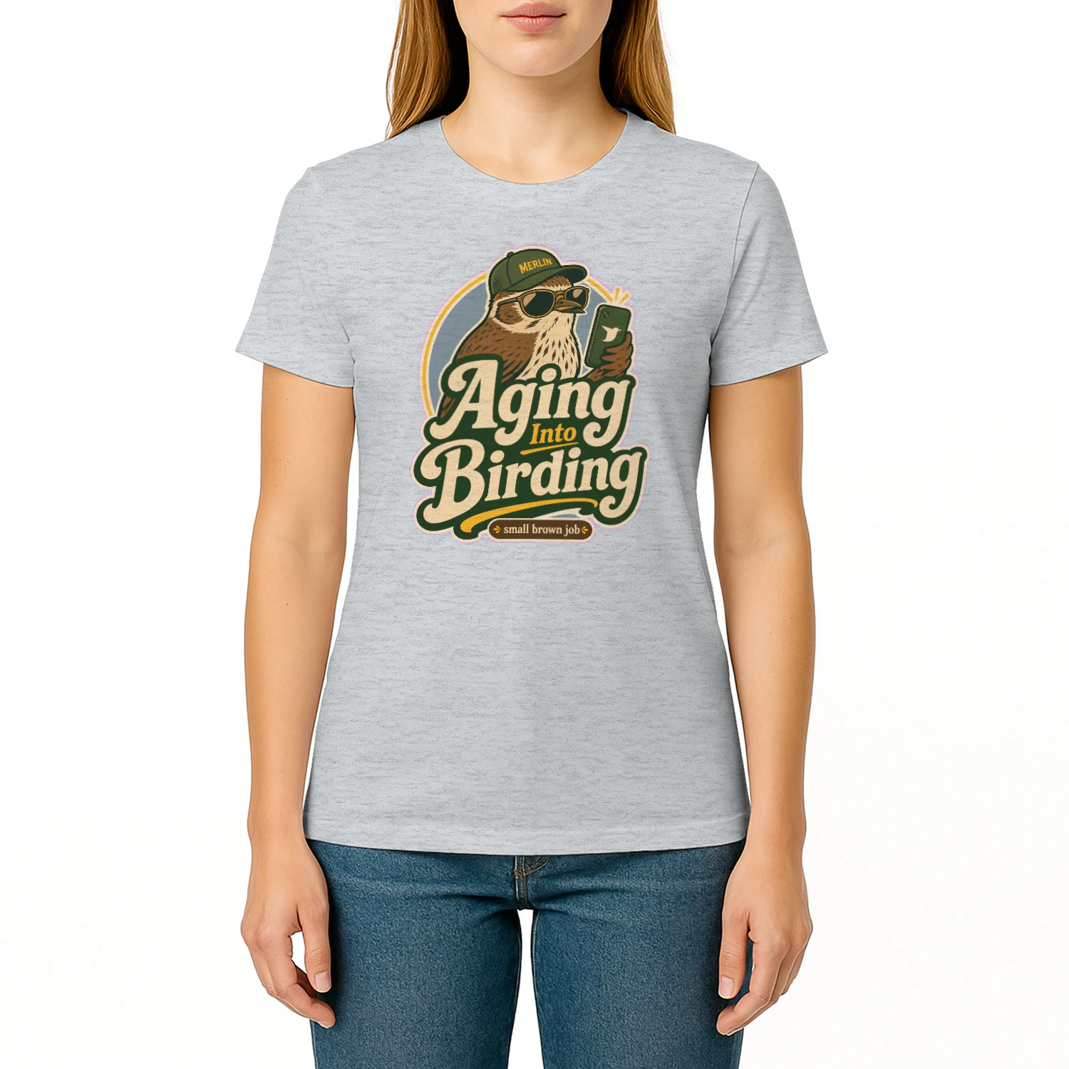 Birdwatching Aging Into Birding - Skip Creative Signal, Gift For Friend