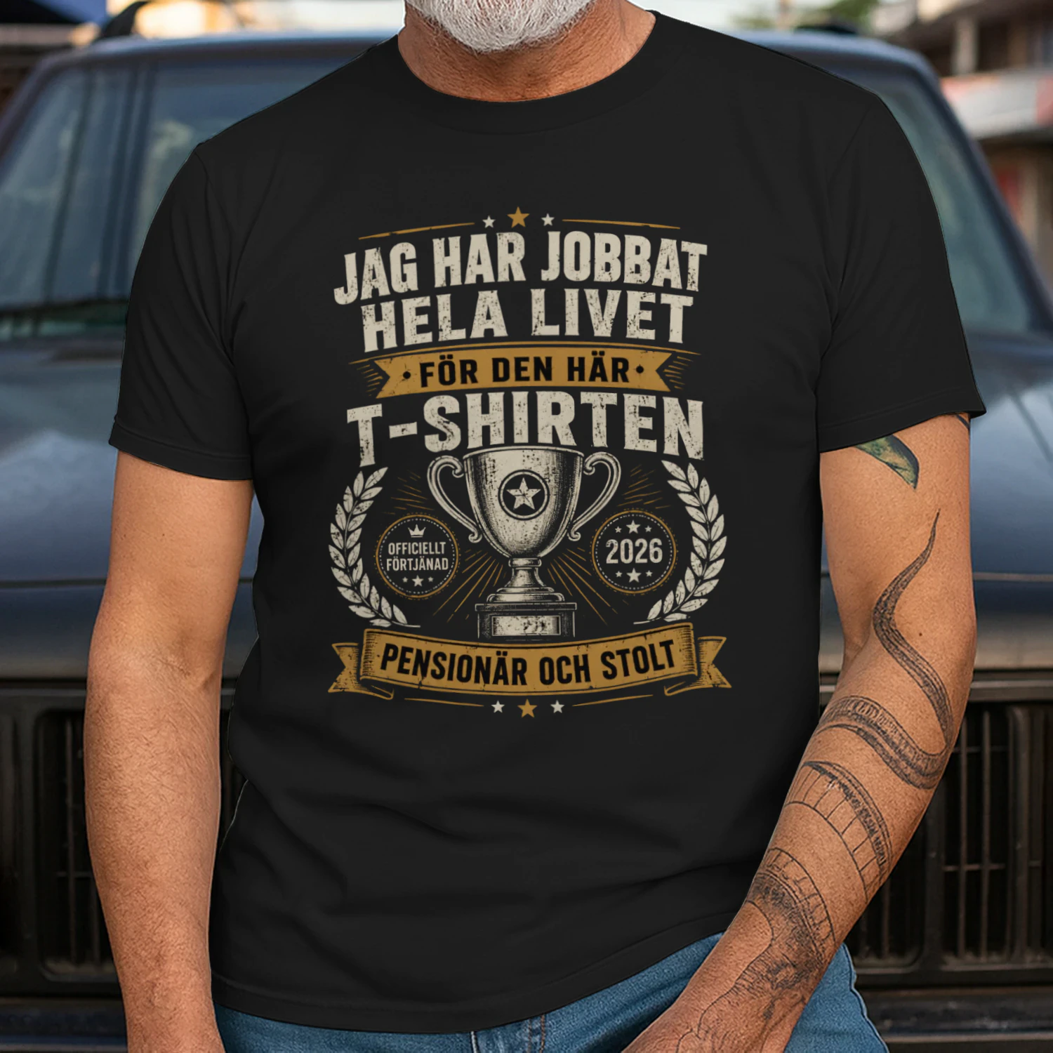 Jag har jobbat hela livet för den här t-shirten