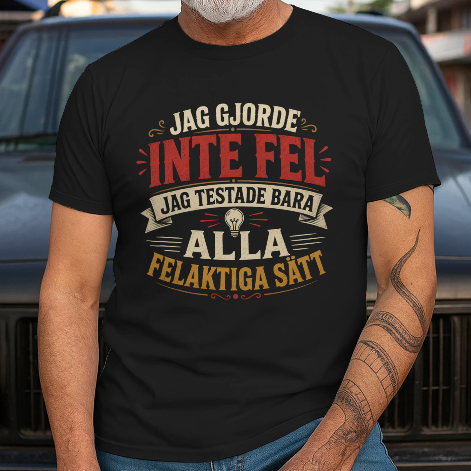 JAG GJORDE INTE FEL JAG TESTADE BARA ALLA FELAKTIGA SÄTT