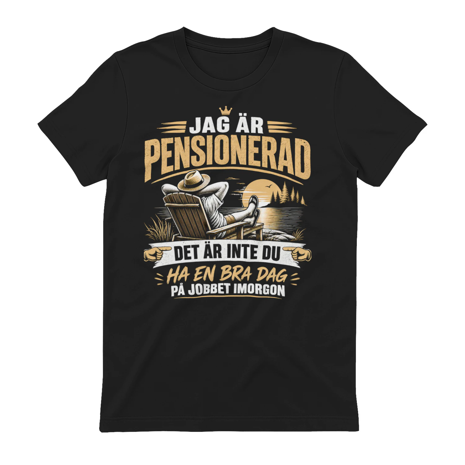 Pensionär Humor Design för Pensionerade - Snygg Retro Grafik