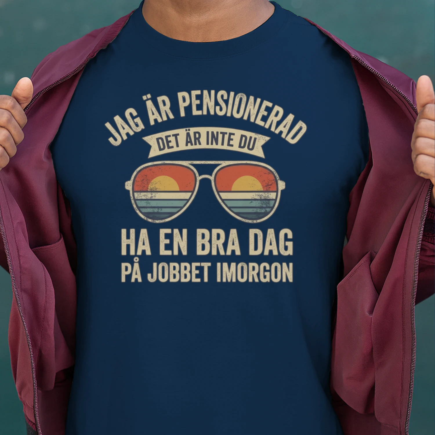 Pensionär Humor Design för Pensionerade - Snygg Retro Grafik