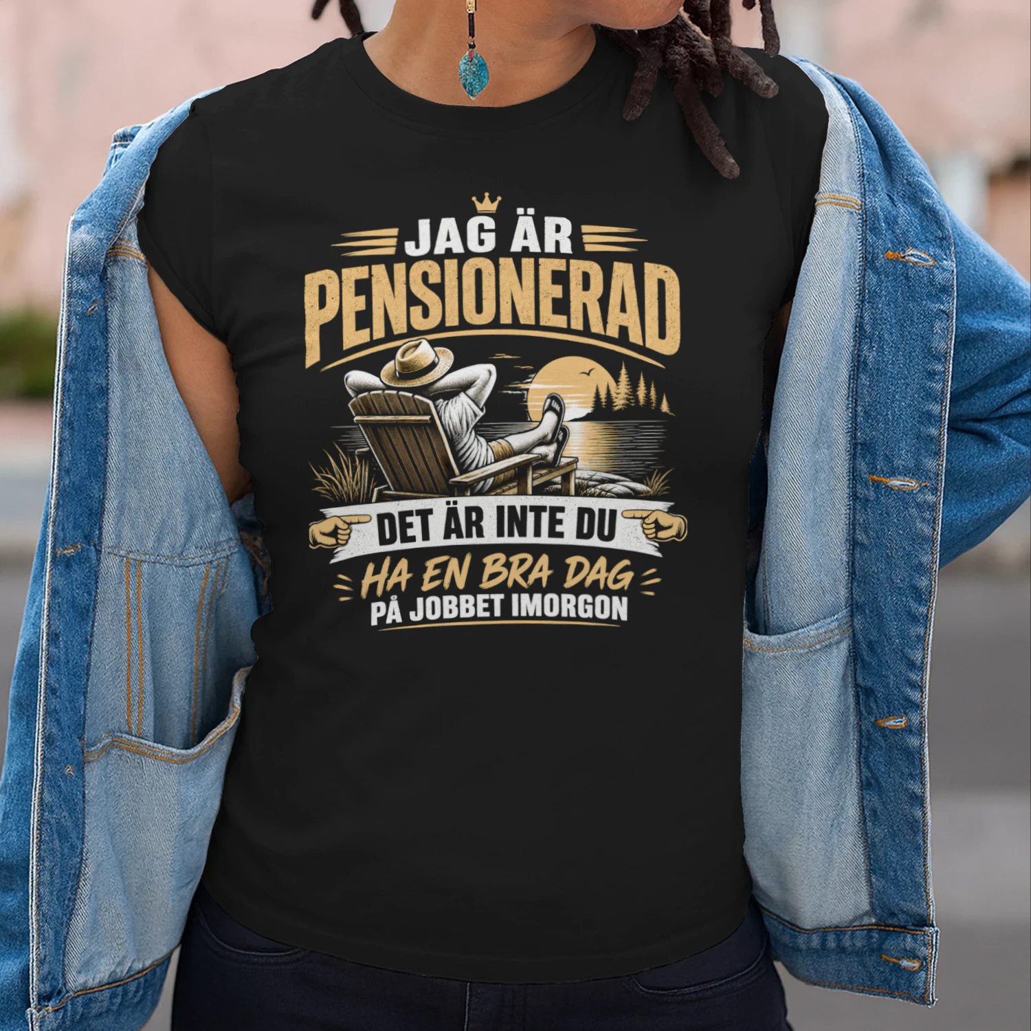 Pensionär Humor Design för Pensionerade - Snygg Retro Grafik