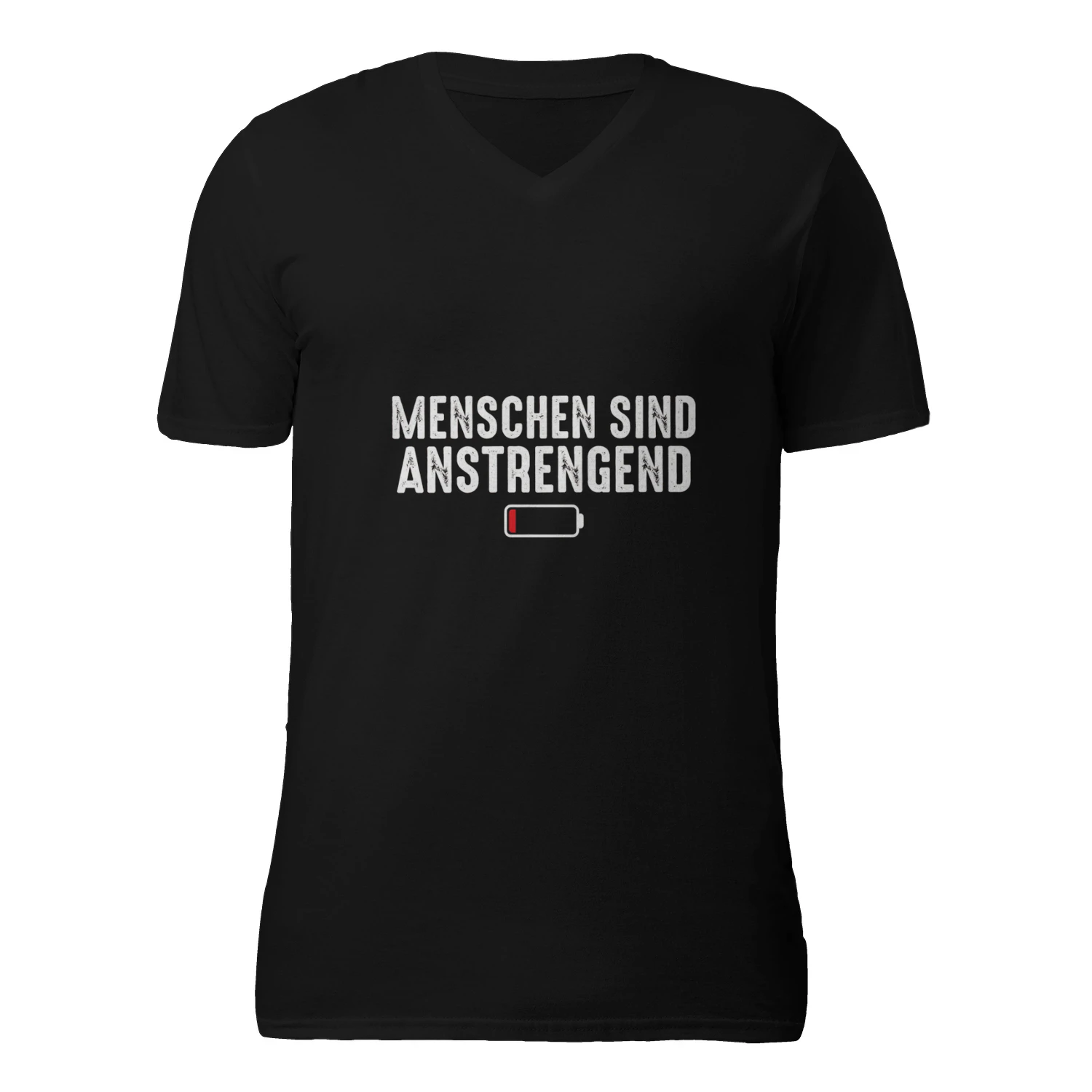 Menschen Sind Anstrengend - Low Battery T-Shirt
