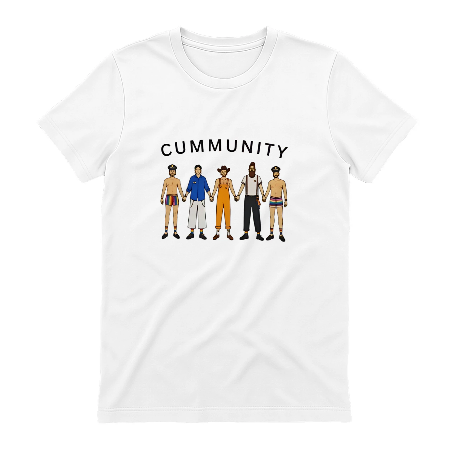 Cummunity Pride Group LGBTQ Community Rainbow shirt