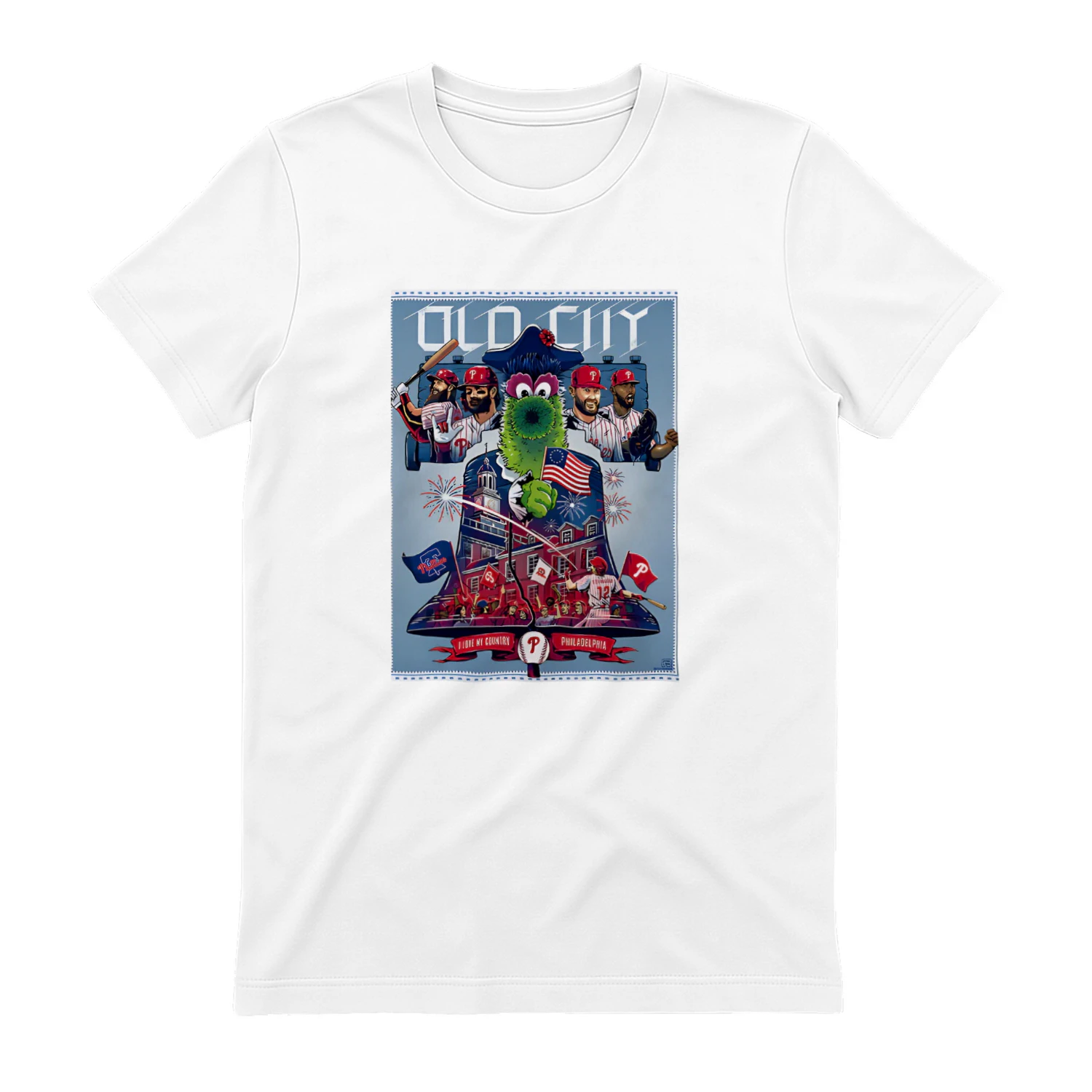 Bryce Harper Kyle Schwarber Philadelphia Phillies The Phanatic Old City I Love My Country MLB All-Star Game 2026 shirt