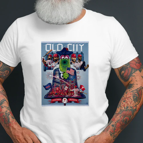 Bryce Harper Kyle Schwarber Philadelphia Phillies The Phanatic Old City I Love My Country MLB All-Star Game 2026 shirt