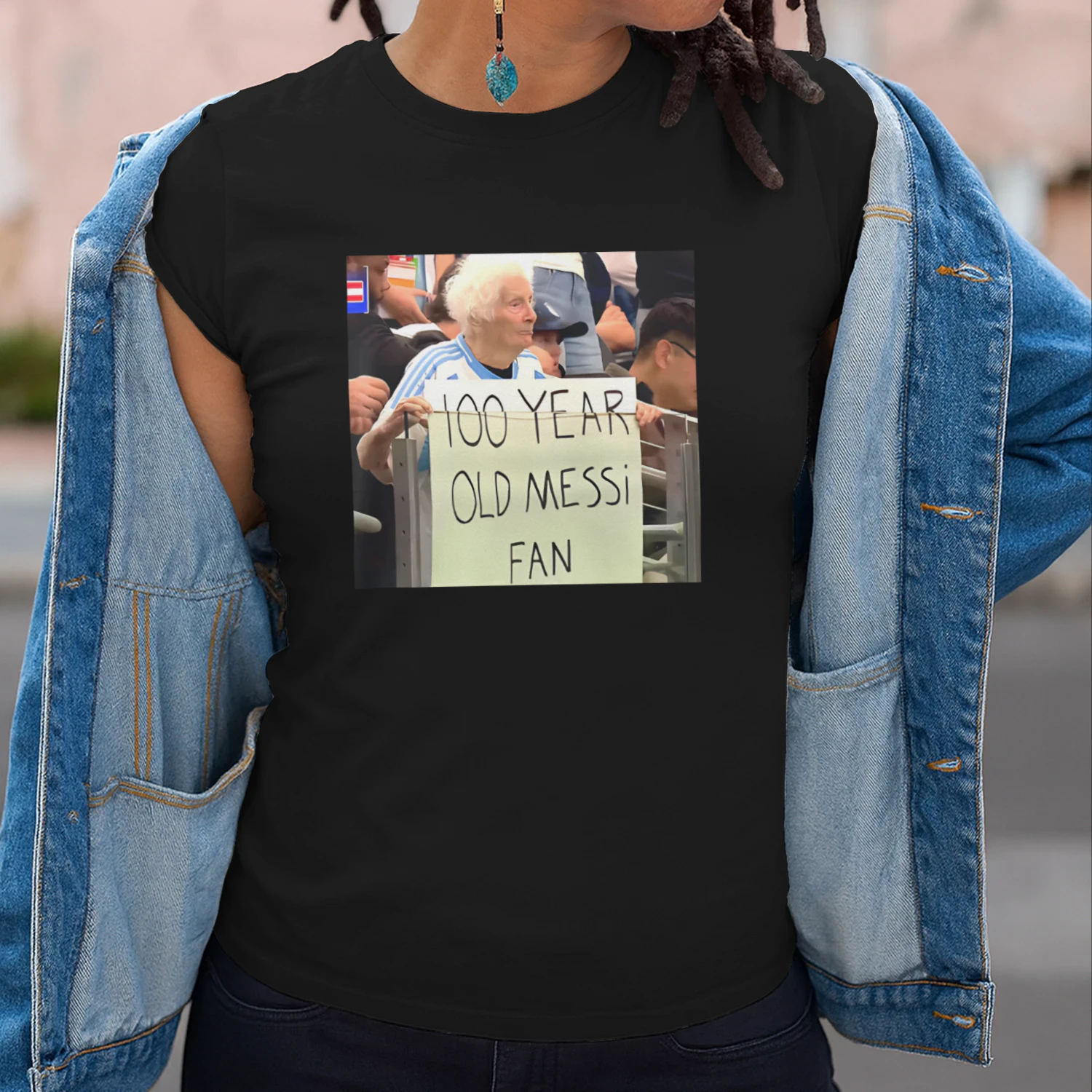 Lionel Messi Argentina National Team 100 Year Old Messi Fan shirt
