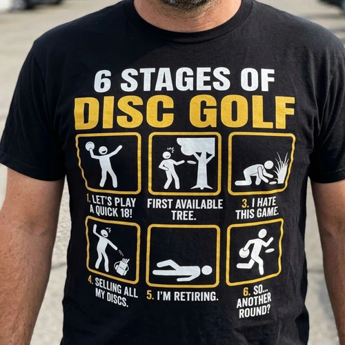 6 stages of disc golf