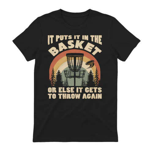 It puts in the basket