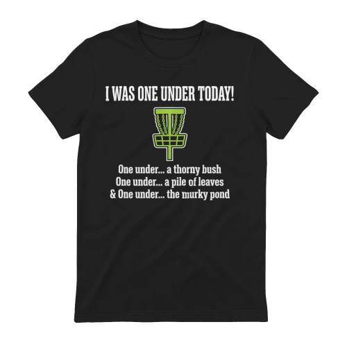 I was one under today