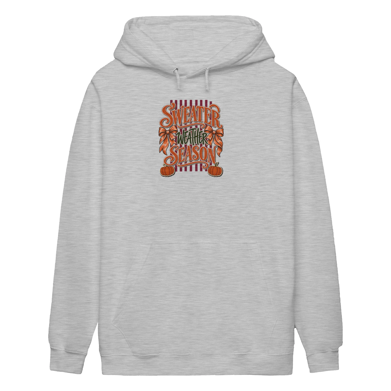 SWEATER WEATHER SEASON Shirt, Retro Fall Pumpkin Tee, Autumn Bow Graphic T-Shirt, Cozy Thanksgiving Shirt, Vintage Fall Lover Gift
