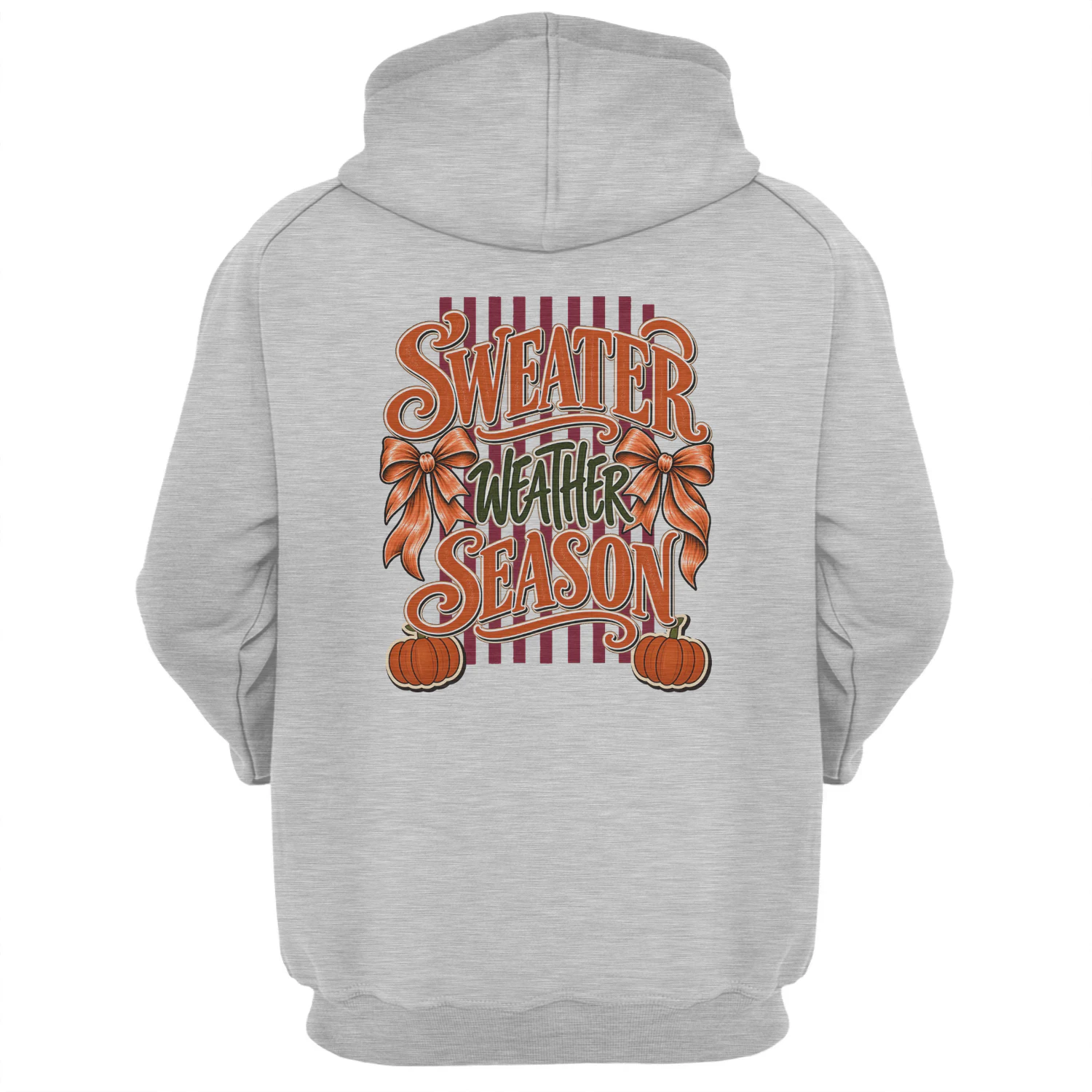 SWEATER WEATHER SEASON Shirt, Retro Fall Pumpkin Tee, Autumn Bow Graphic T-Shirt, Cozy Thanksgiving Shirt, Vintage Fall Lover Gift