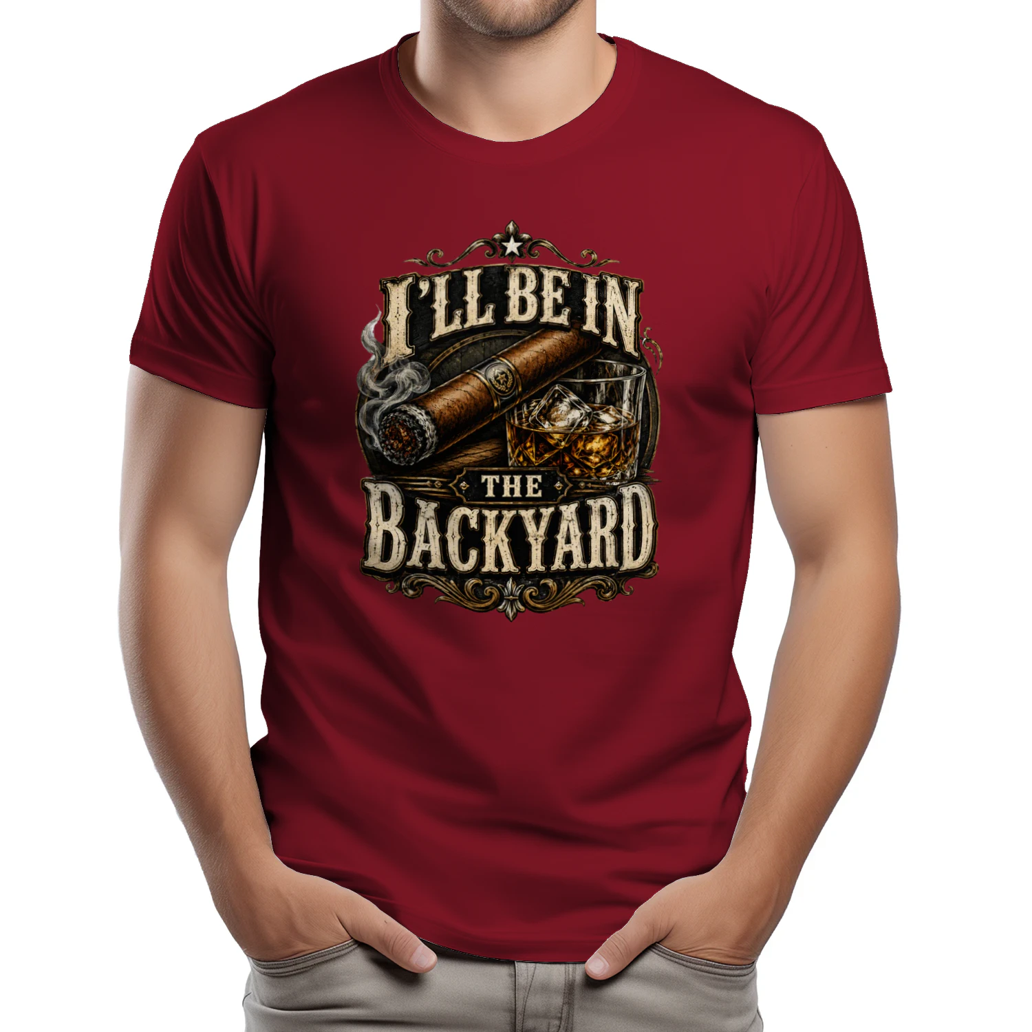 I’ll Be In The Backyard Matching Shirts