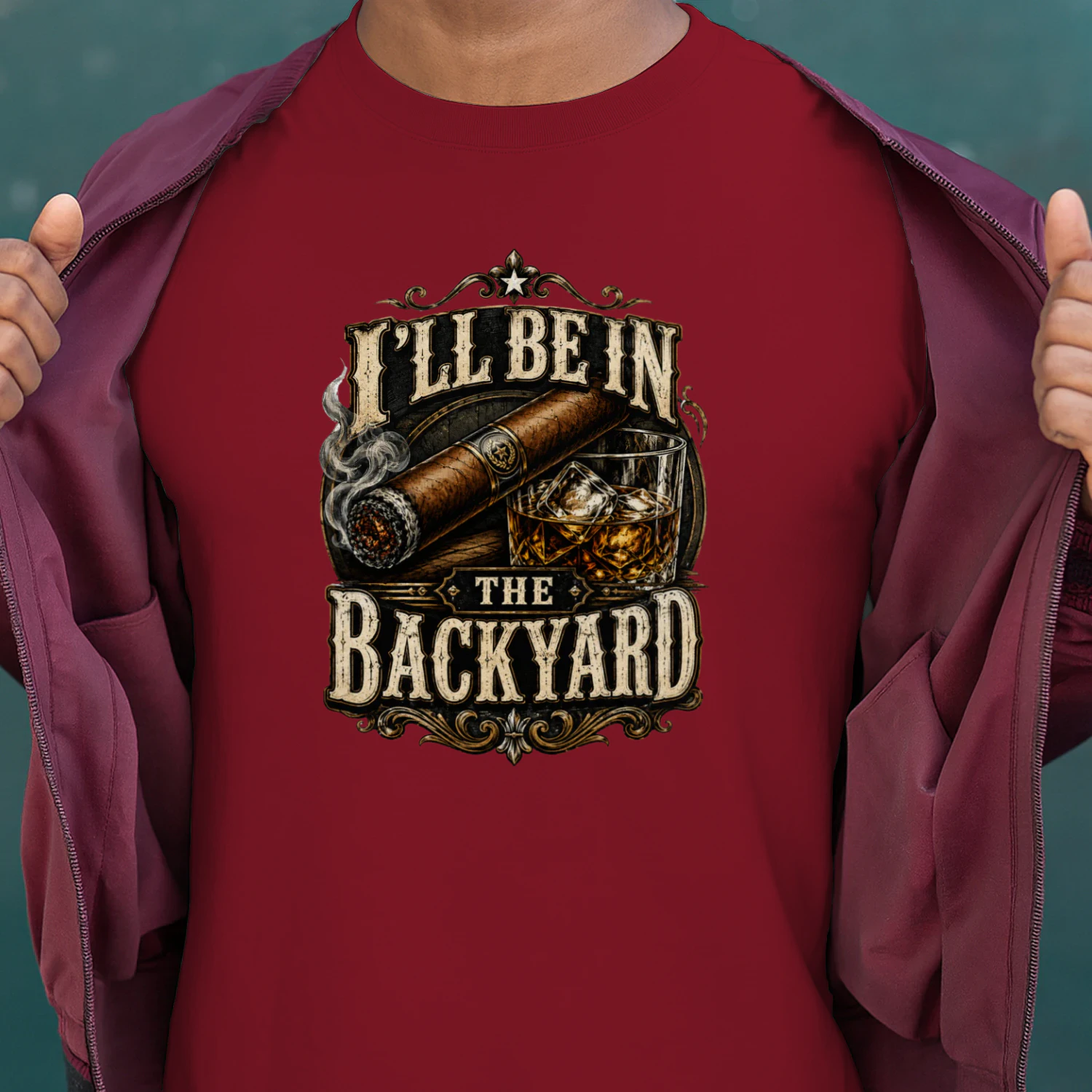 I’ll Be In The Backyard Matching Shirts