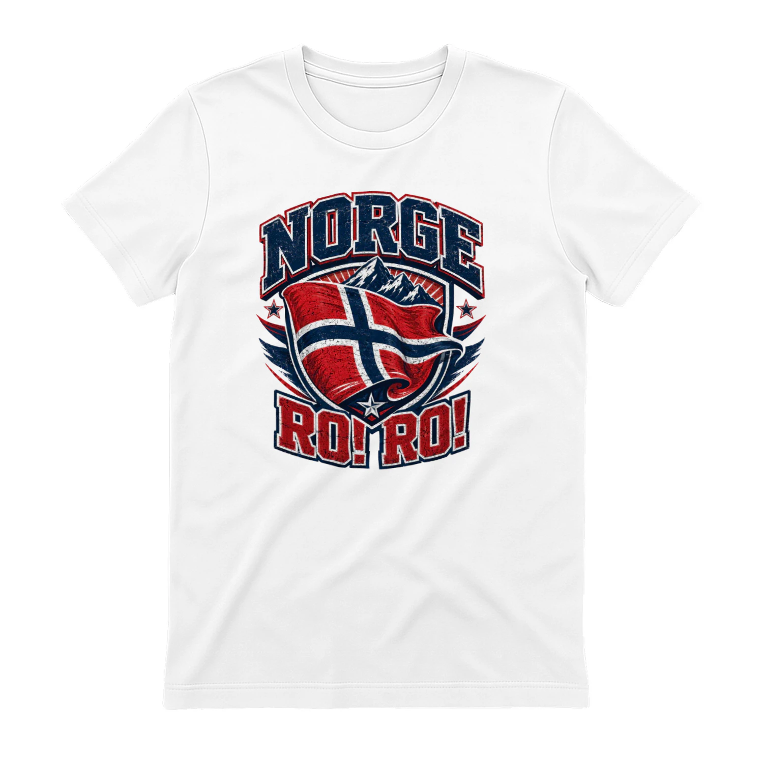 Norge Ro Ro Shirt, Norway Rowing Team Tee, Norwegian Flag Sports T-Shirt, Norge Pride Gift, Norway Fan Game Day Shirt