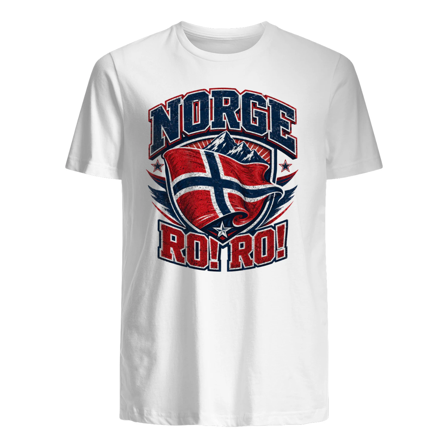Norge Ro Ro Shirt, Norway Rowing Team Tee, Norwegian Flag Sports T-Shirt, Norge Pride Gift, Norway Fan Game Day Shirt