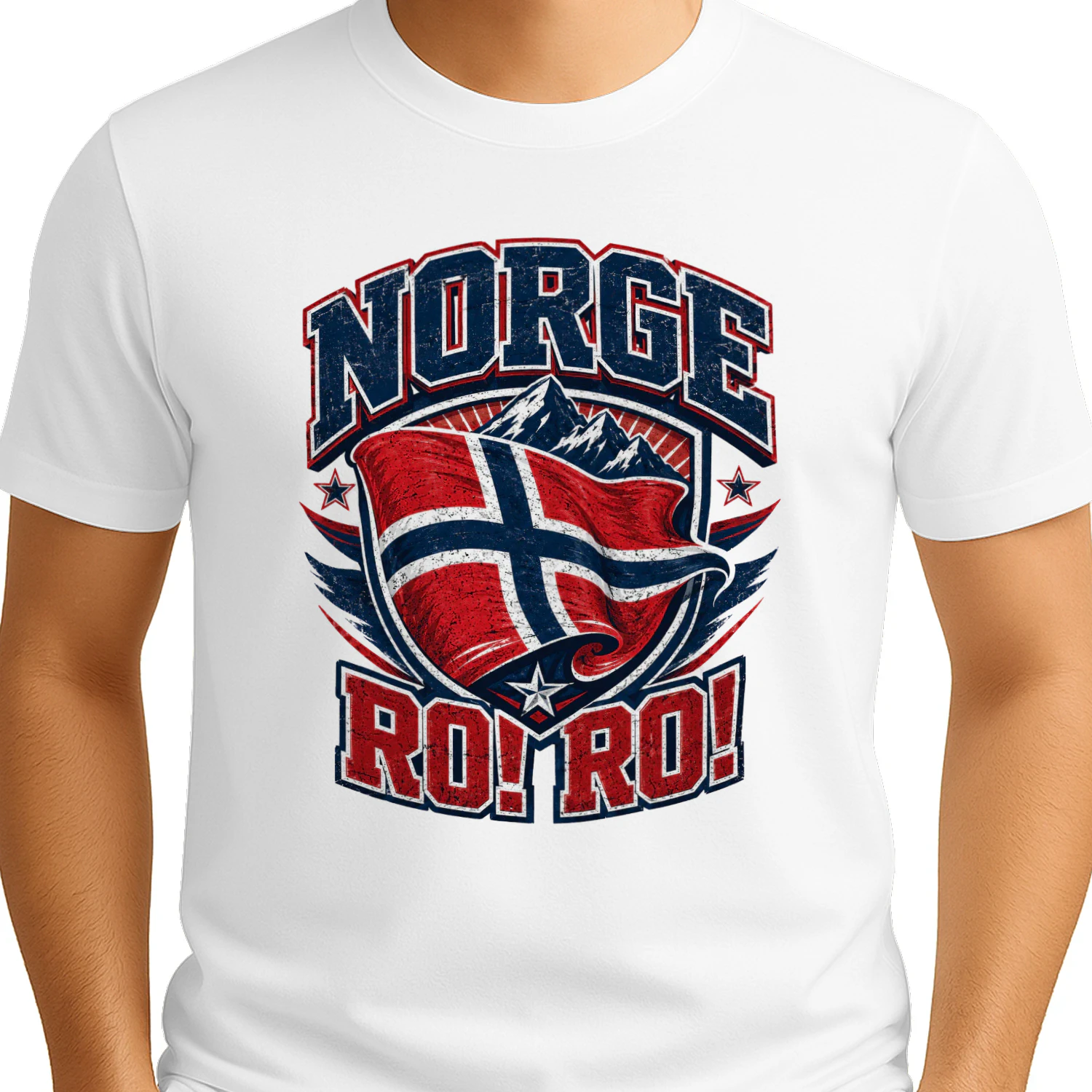 Norge Ro Ro Shirt, Norway Rowing Team Tee, Norwegian Flag Sports T-Shirt, Norge Pride Gift, Norway Fan Game Day Shirt