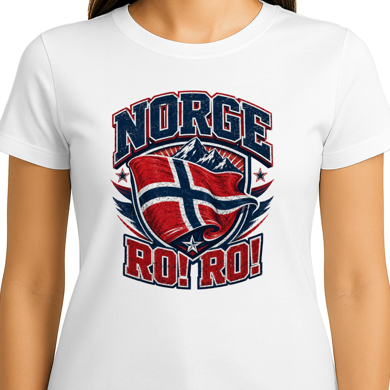 Norge Ro Ro Shirt, Norway Rowing Team Tee, Norwegian Flag Sports T-Shirt, Norge Pride Gift, Norway Fan Game Day Shirt