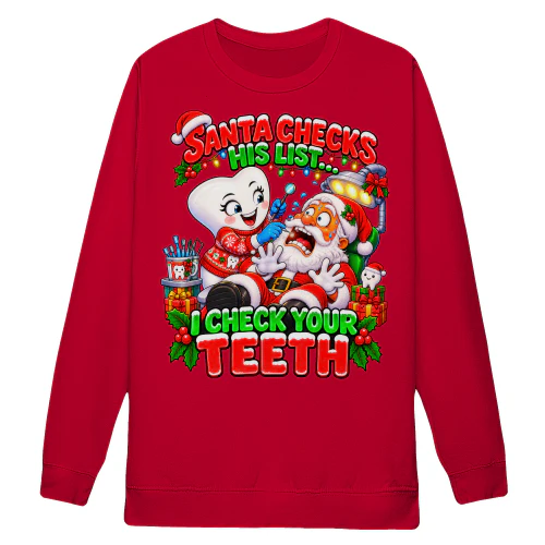 Santa Checks His List… I Check Your Teeth