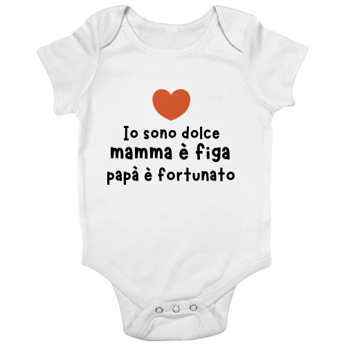 IT: Io sono dolce, mamma è figa, papà è fortunato. Copy