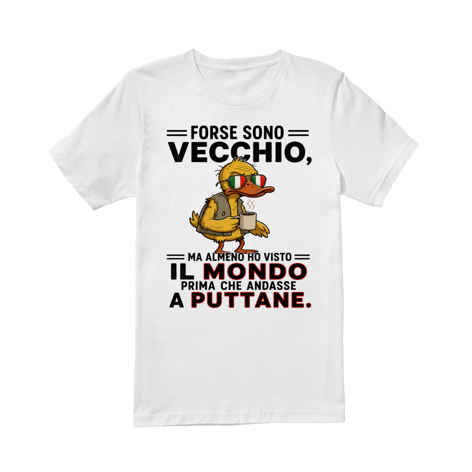 Forse sono vecchio, ma almeno ho visto il mondo prima che andasse a puttane.