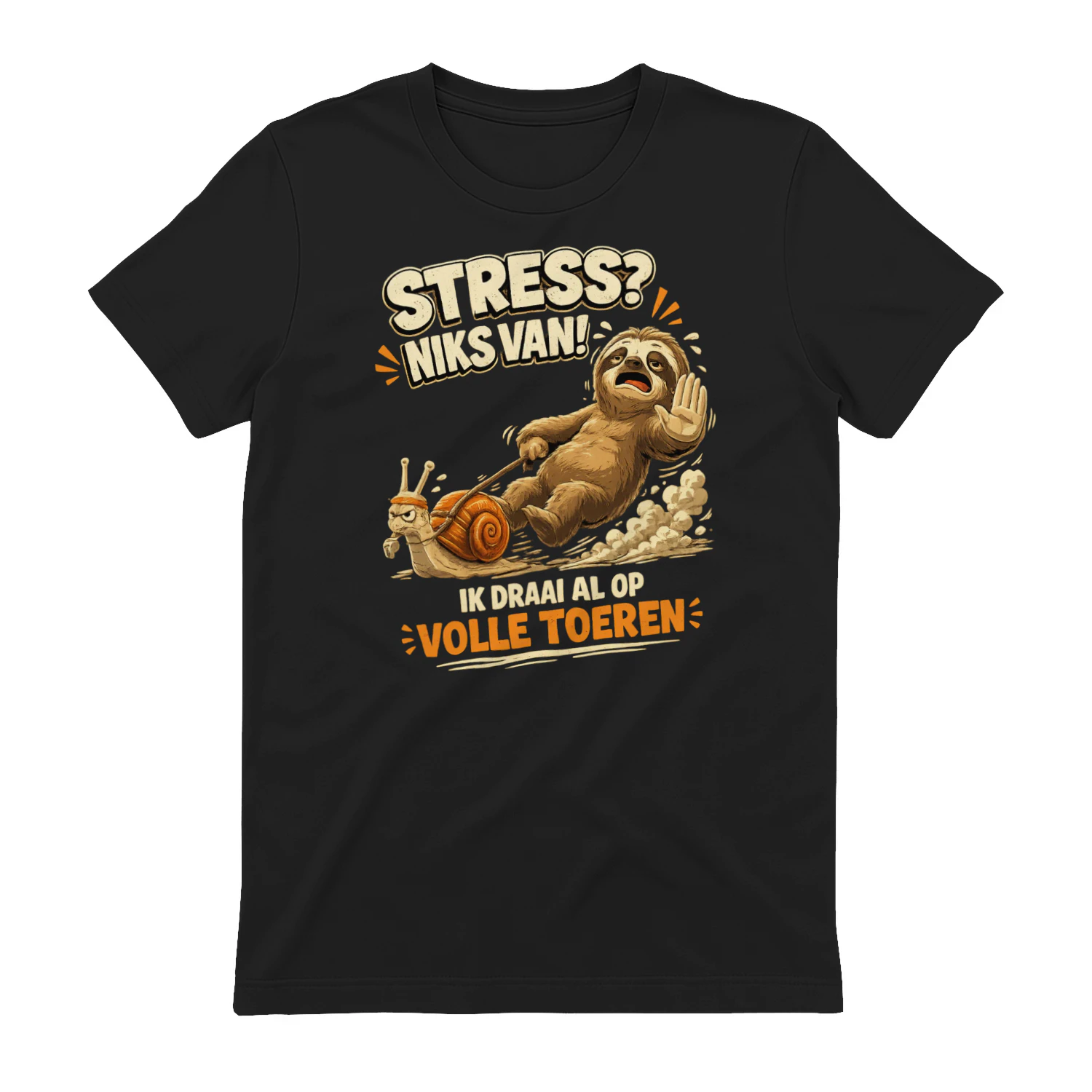 STRESS? NIKS VAN! IK DRAAI AL OP VOLLE TOEREN