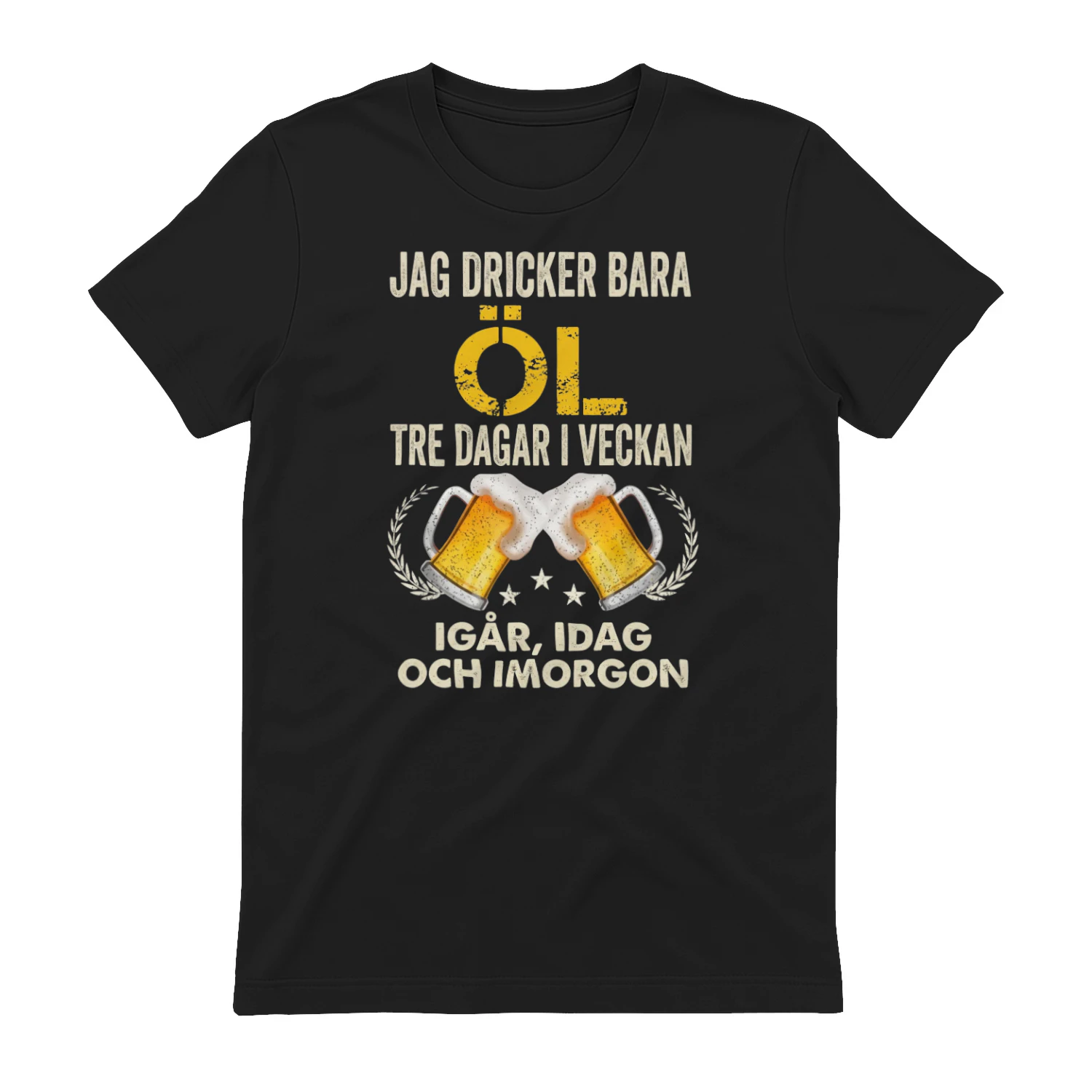 Jag dricker bara öl tre dagar i veckan: igår, idag och imorgon.