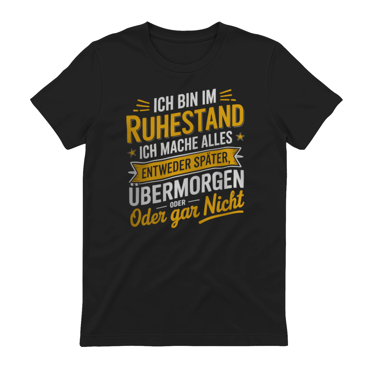 Ich bin im Ruhestand