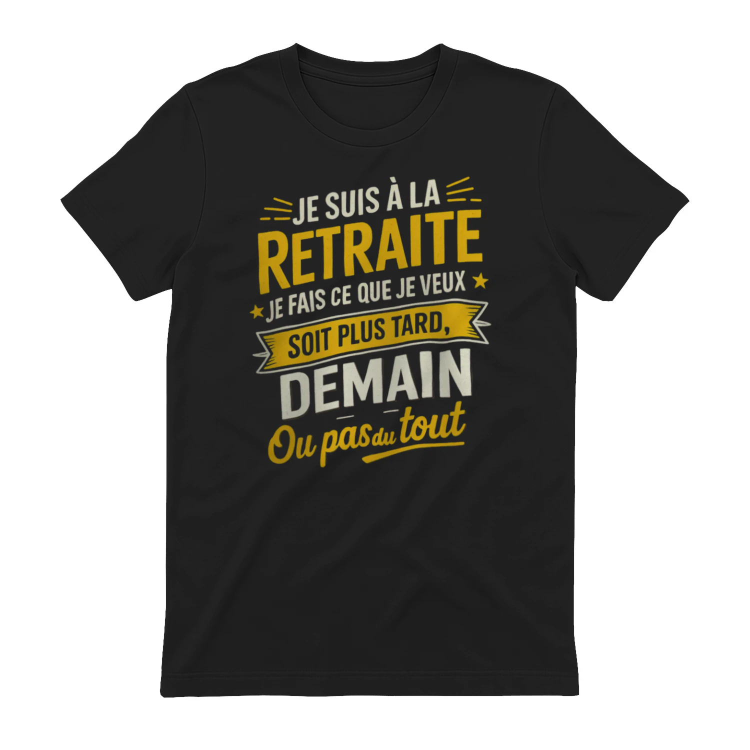 je suis a la retraite